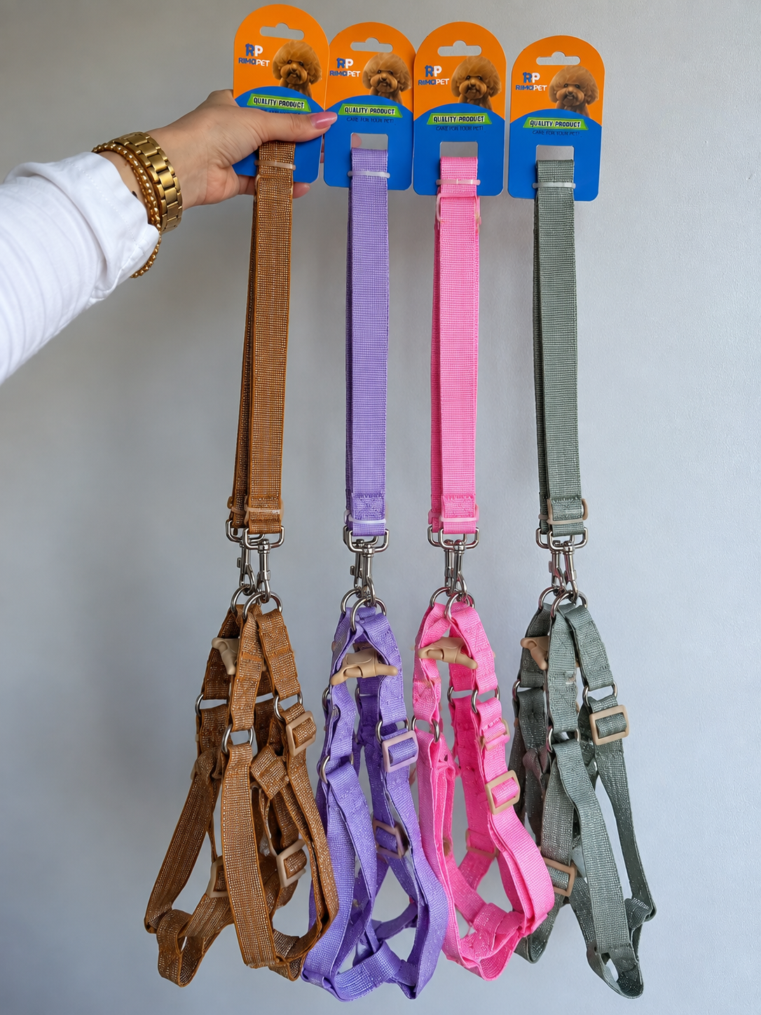 Pretal liso con brillos