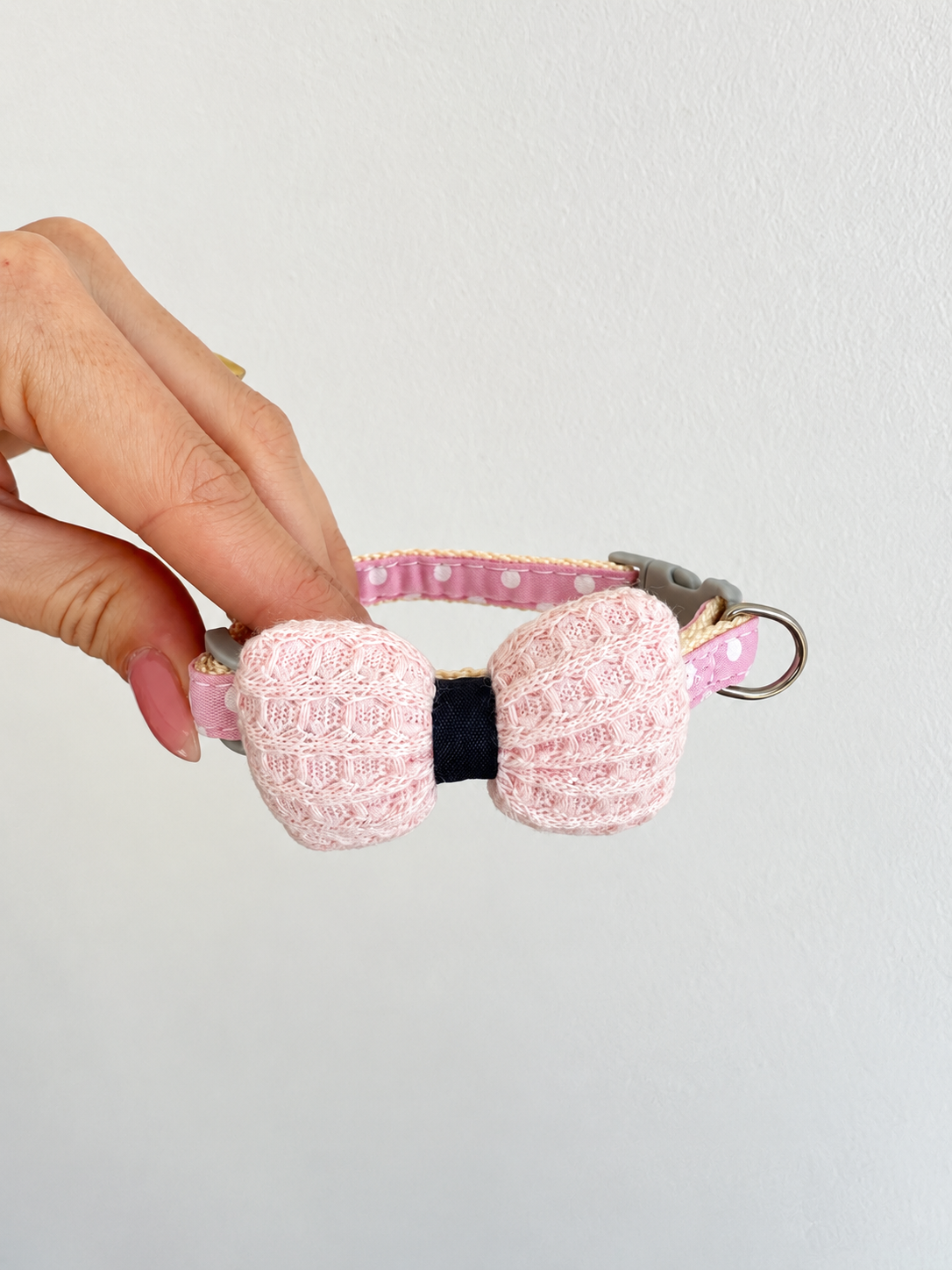 Collar con moño
